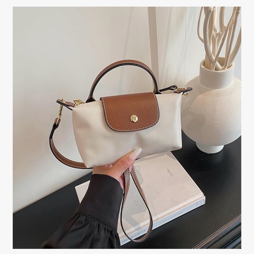 Mini Top-Handle Ivory Bag